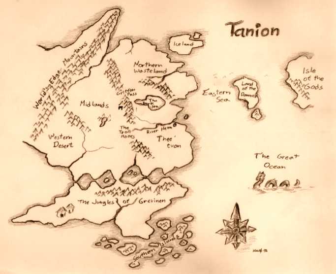 Map of Tanion